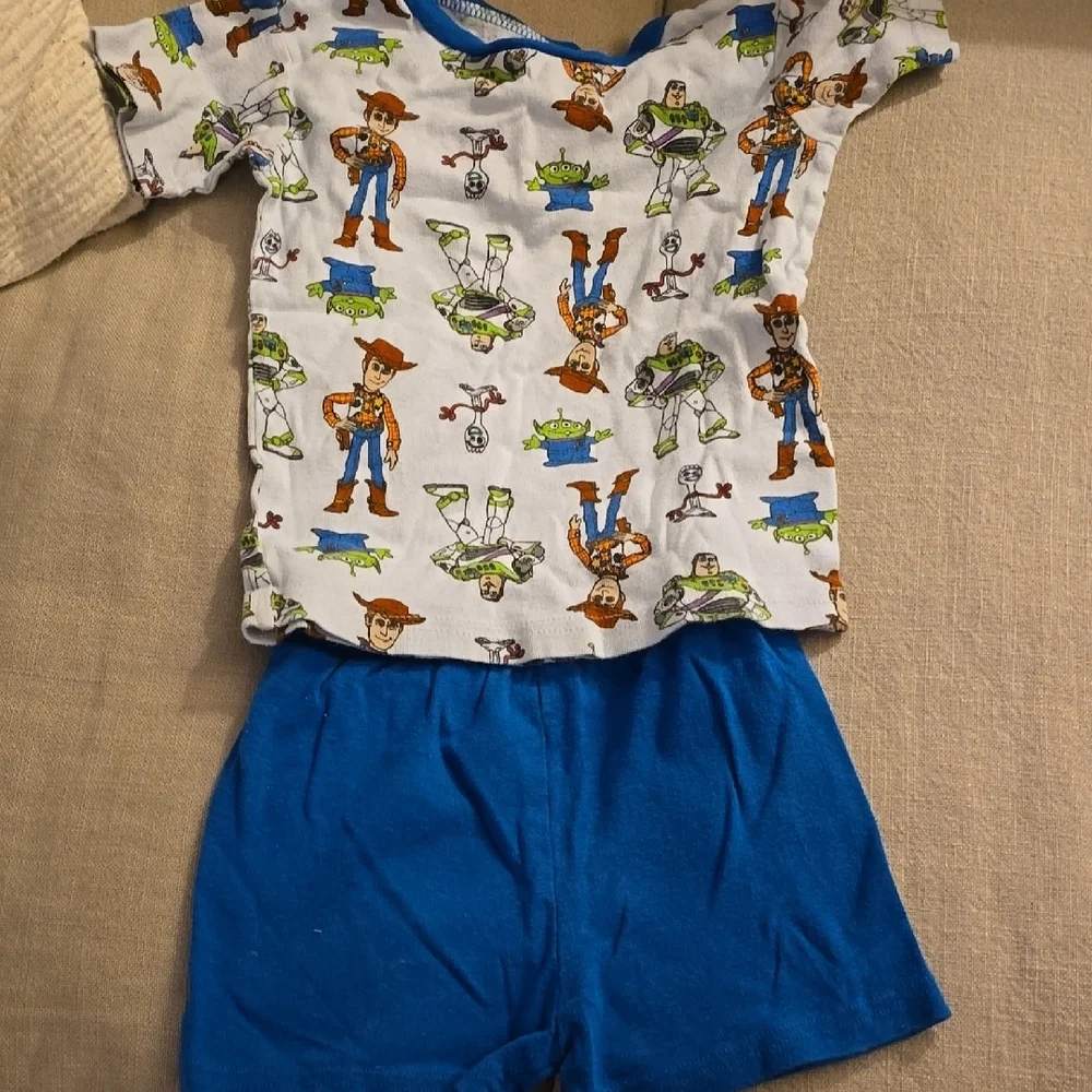 Toy Story Kids Pajamas - Blue and White 5t